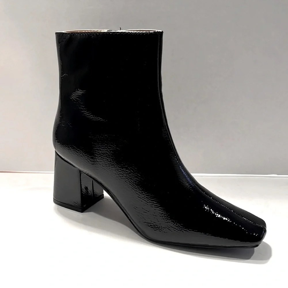 JOURNEE COLLECTION Women 70’s Retro Vintage Booties Ankle Boots Shoes Size 7 NWT - Picture 6 of 12